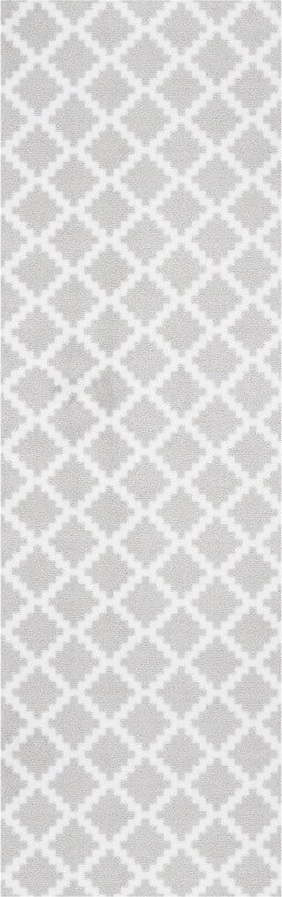 Světle šedý běhoun Zala Living Elegance, 50 x 150 cm