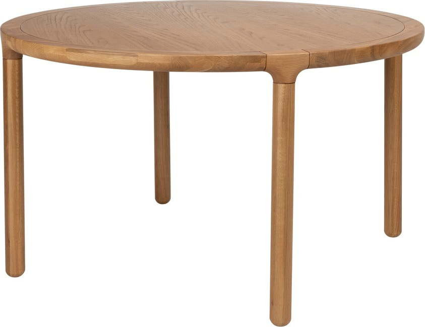 Kulatý jídelní stůl v dekoru dubu ø 128 cm Storm – Zuiver