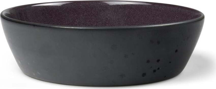 Černo-fialová servírovací mísa z kameniny ø 18 cm Mensa - Bitz