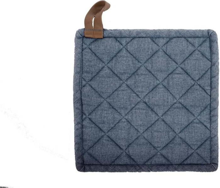 Sada 2 modrých bavlněných kuchyňských chňapek Tiseco Home Studio, 20 x 20 cm