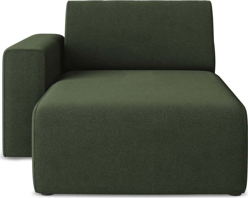 Zelený modul pohovky (levý roh) Kalea – Makamii