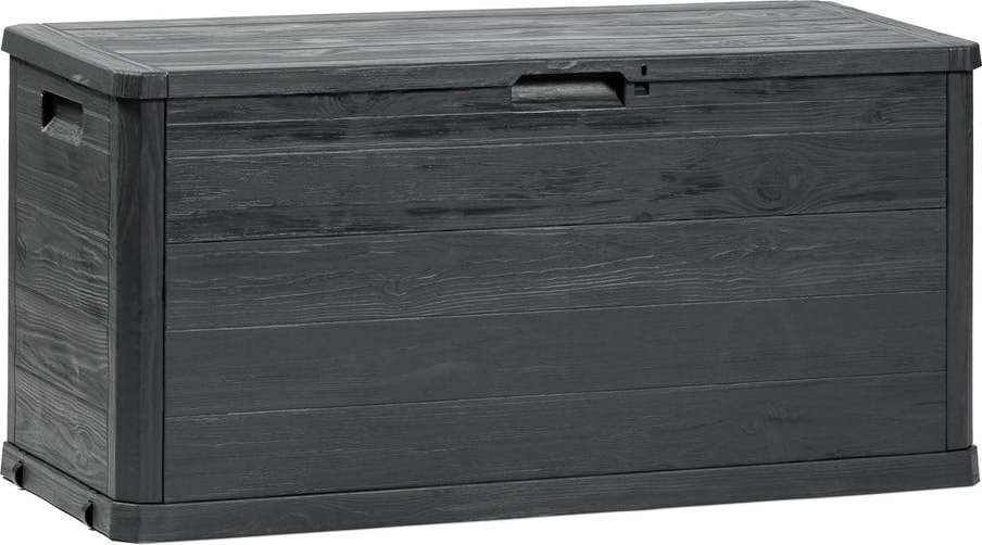 Antracitový zahradní úložný box Woodys – Toomax