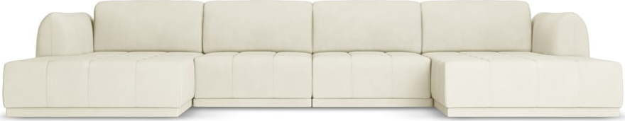 Bílá rohová pohovka Hoku – Makamii