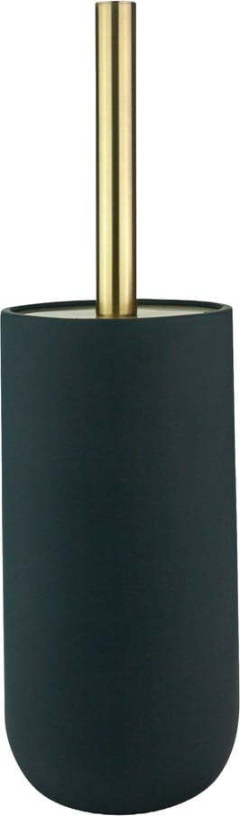Antracitová keramická WC štětka Lotus – Mette Ditmer Denmark