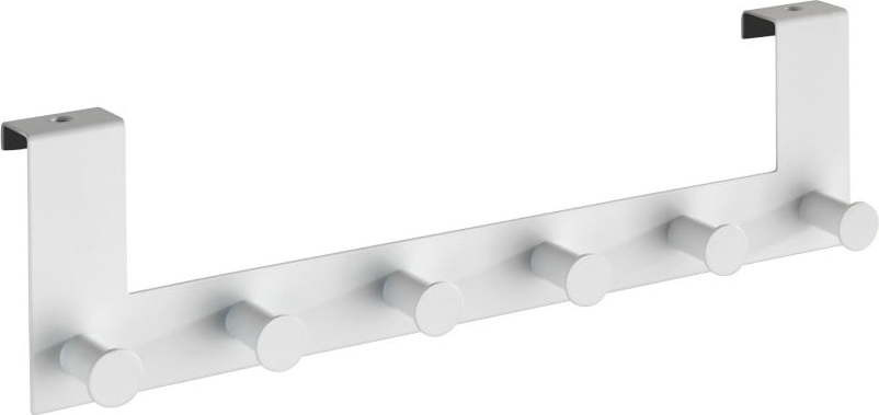 Bílý kovový věšák na dveře 39 cm Celano – Wenko