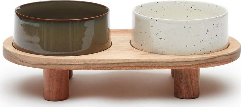 Keramické misky v sadě 2 ks pro psy Dumbi - Kave Home