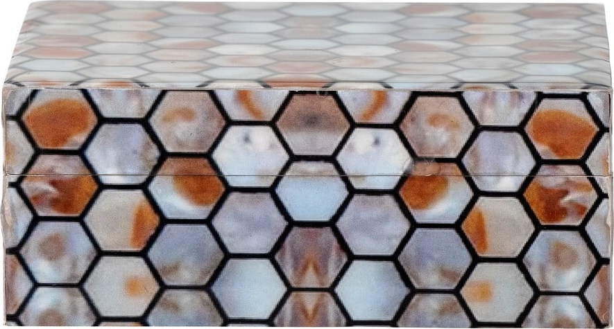 Dekorativní polyresinový úložný box 13x10x5 cm Domino – Bloomingville