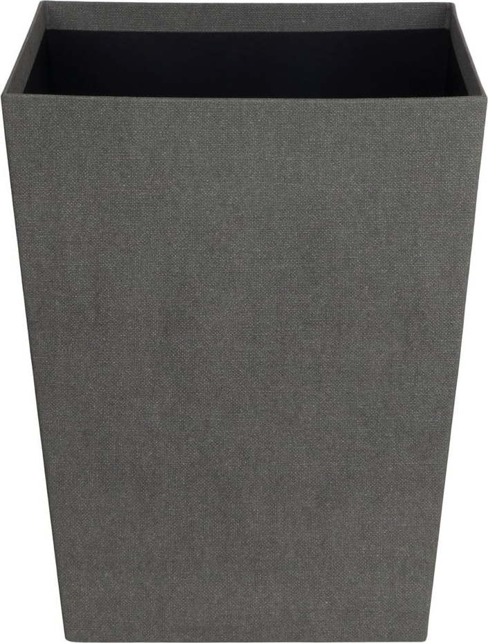 Šedý odpadkový koš Sofia Canvas Paper Laminate – Bigso