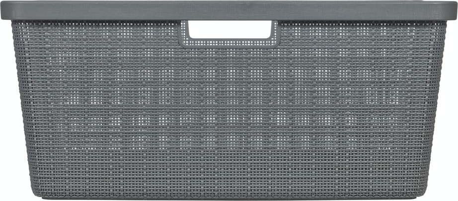 Šedý koš na prádlo Curver Jute, 46 l