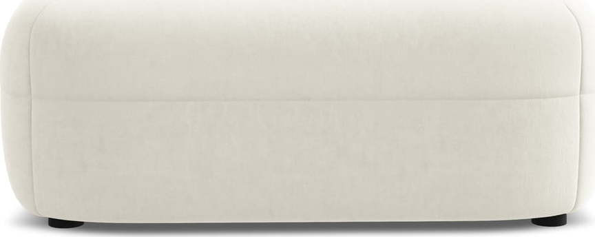 Bílá sametová podnožka Moana – Makamii