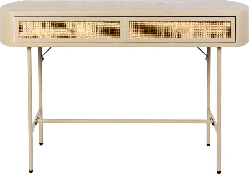 Béžový konzolový stolek 40x120 cm Amaya – White Label