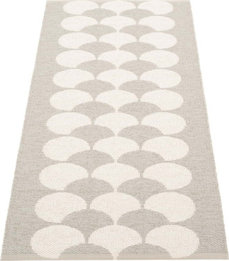 Krémový vnitřní a venkovní běhoun 70x150 cm Poppy Linen – Pappelina