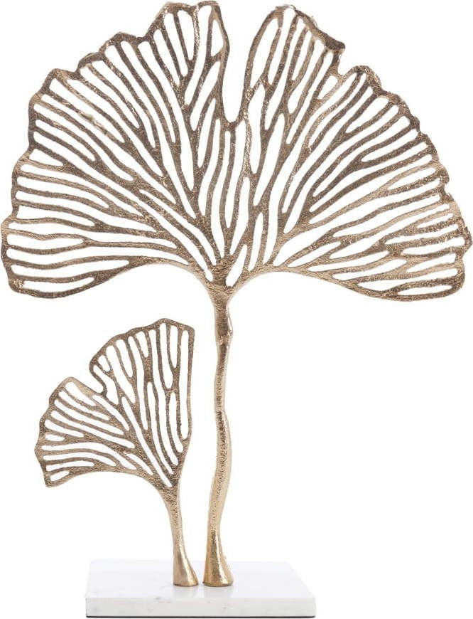Kovová soška (výška 48 cm) Leaf – Light & Living