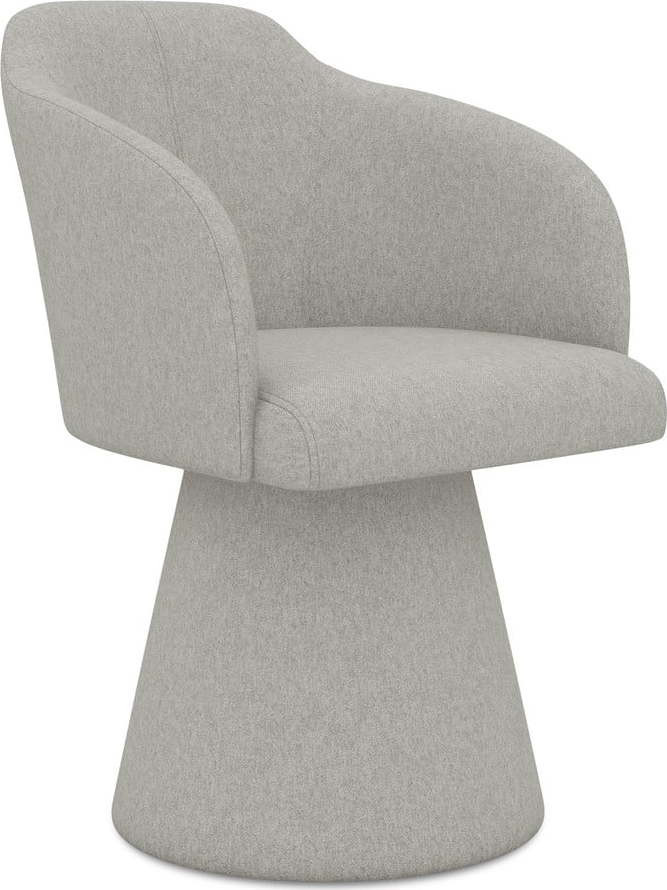 Světle šedá jídelní židle Kanoa – Makamii