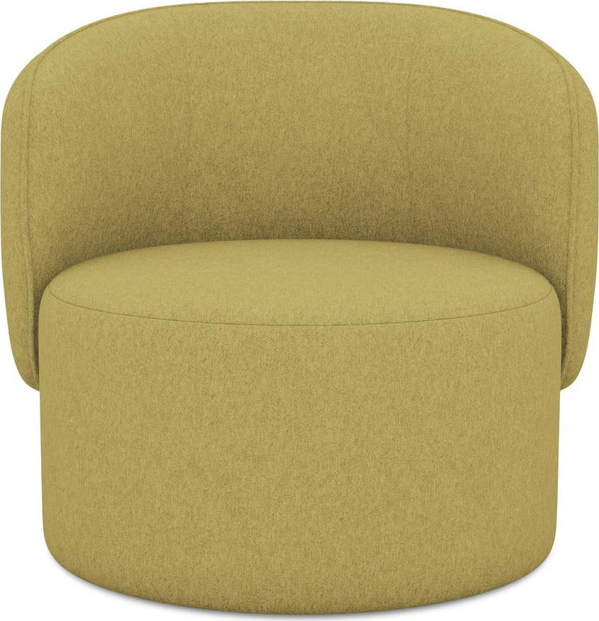 Křeslo v hořčicové barvě Ipo – Makamii