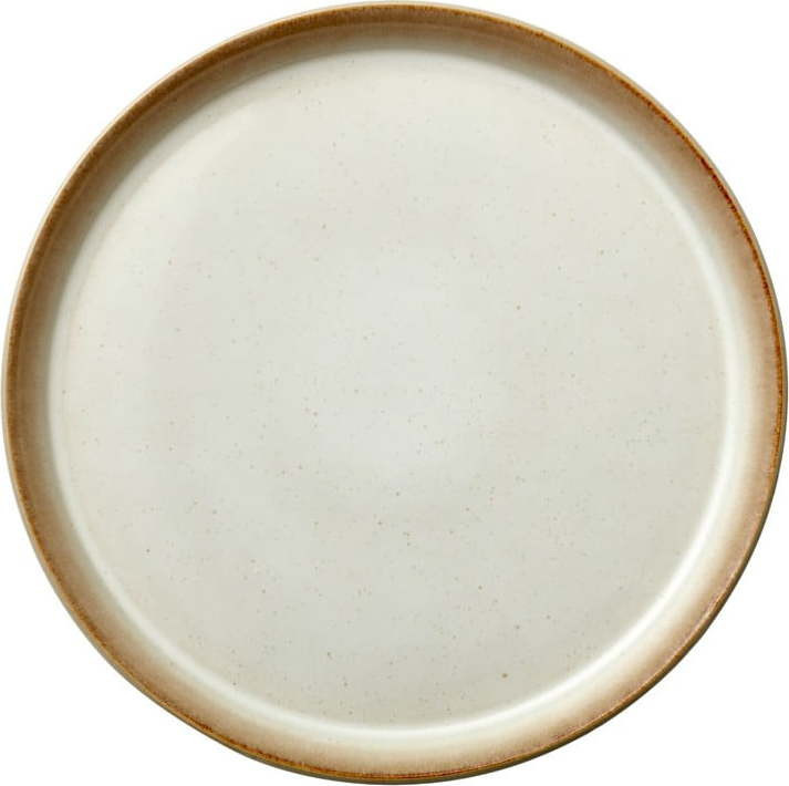 Béžový talíř z kameniny ø 27 cm Stentøj - Bitz