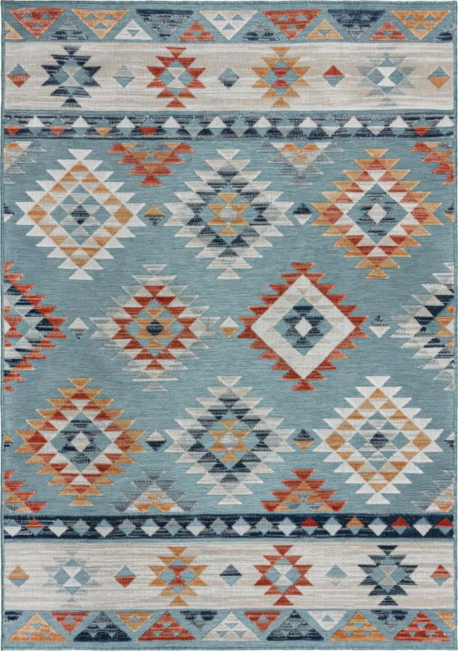 Modrý vnitřní a venkovní koberec 160x230 cm Avery Blue – Flair Rugs