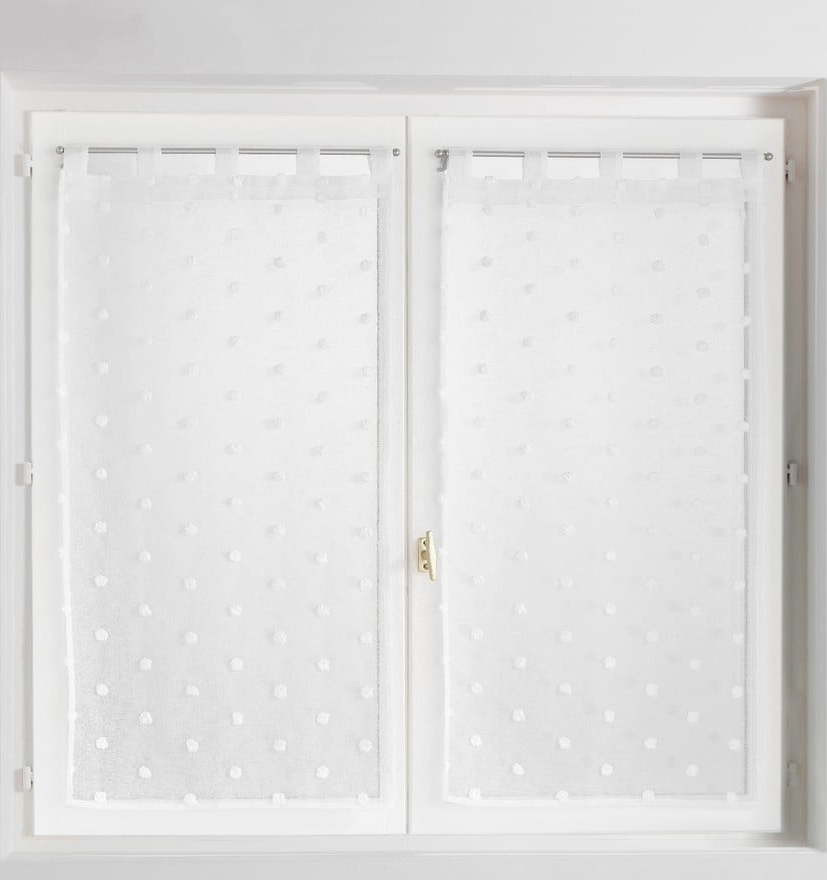 Bílá záclona 60x160 cm Pompinou – douceur d'intérieur