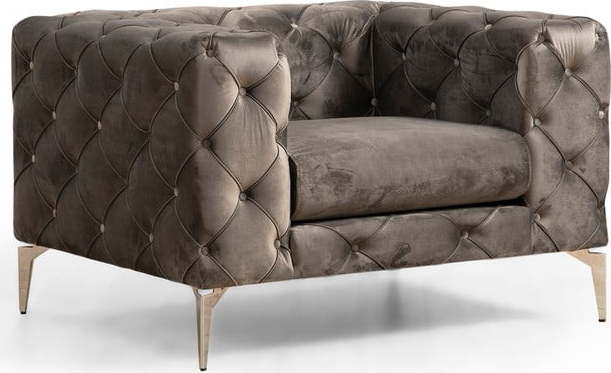 Antracitové křeslo Como – Artie