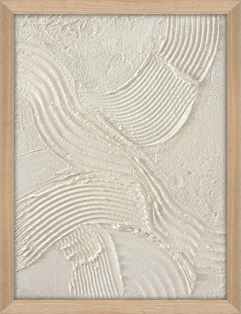 Ručně malovaný obraz 32,5x42,5 cm Sand shadows – Malerifabrikken