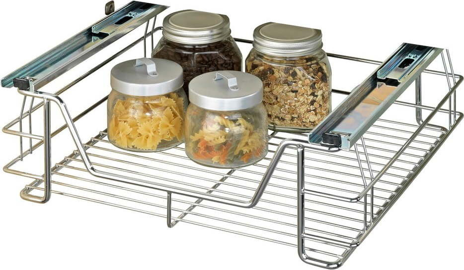 Nerezová výsuvná police Maximex Slide, 51 x 40 cm