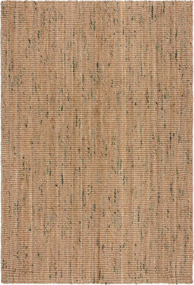 Oboustranný ručně tkaný jutový koberec v zeleno-přírodní barvě 120x170 cm Jute Boucle Green – Flair Rugs