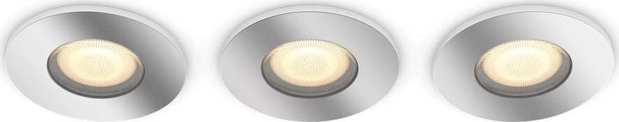 Podhledová smart stropní svítidla v sadě 3 ks GU10, 4 W Adore – Philips Hue