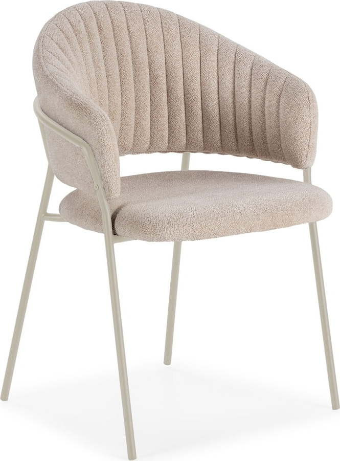 Béžové jídelní židle v sadě 2 ks Leticia – Marckeric