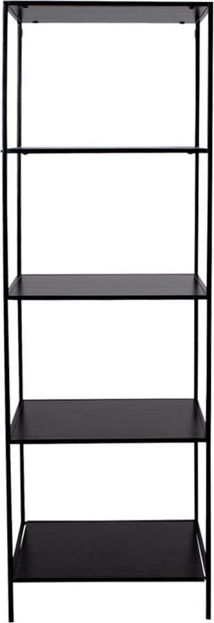 Černá knihovna v dekoru jasanu 51x170 cm Vita - House Nordic