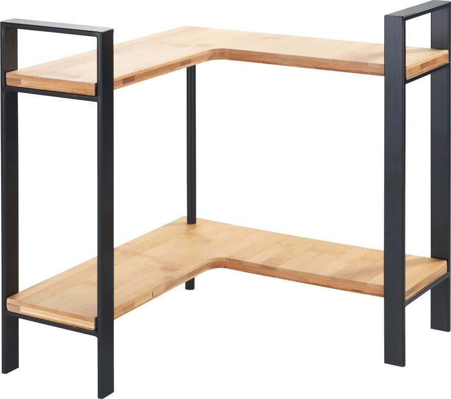 Bambusová rohová přídavná polička Lou – Wenko