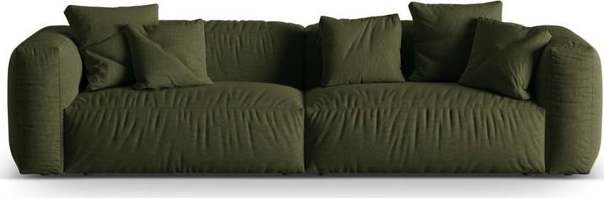 Zelená modulární pohovka 320 cm Martina – Micadoni Home