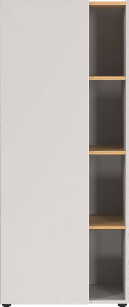 Bílá knihovna v dekoru dubu 61x145x34 cm Adrano – Germania