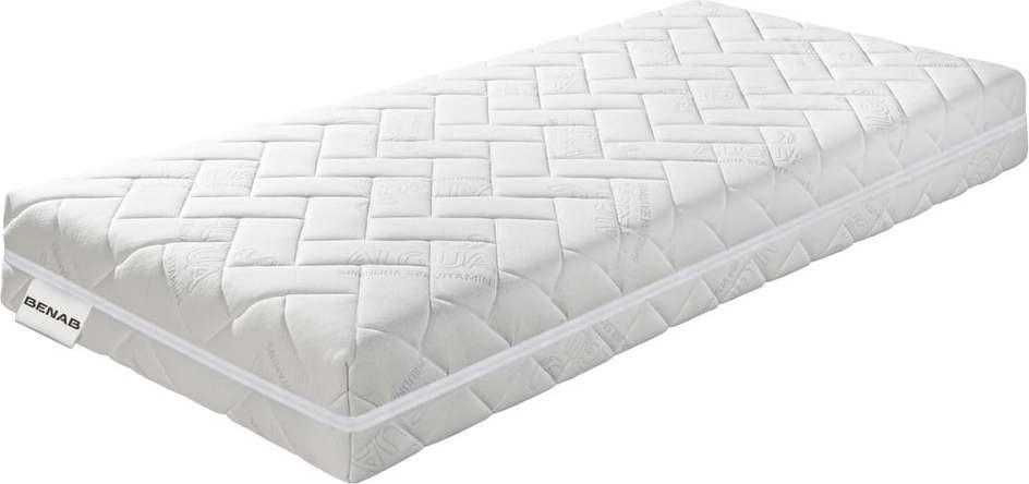 Tvrdá/středně tvrdá pružinová oboustranná matrace 120x200 cm Comfort Flow – BENAB