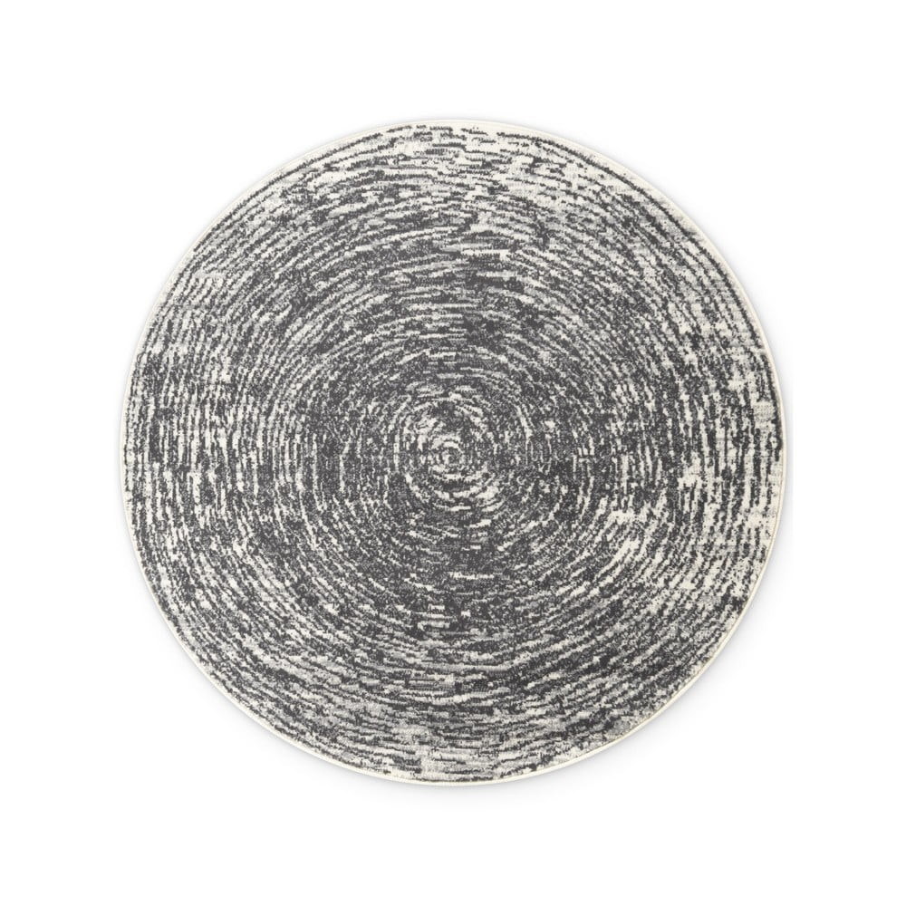 Šedo-krémový kulatý koberec ø 120 cm Gloria Cavallo – Hanse Home