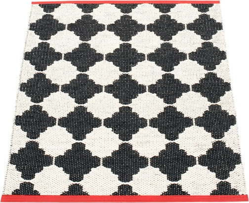Černo-bílý vnitřní a venkovní koberec 70x90 cm Marre Black Coral – Pappelina