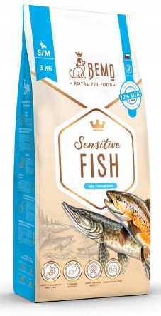 Bemo Sensitive Fish/ryba 3kg S/m Hypoalergenní Premium