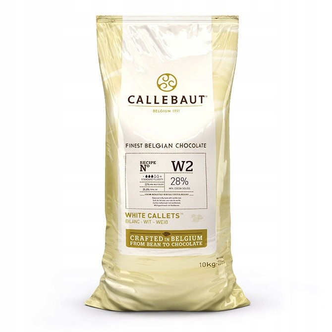 Dropsy čokoláda Callebaut Čokoláda Bílá W2 10 kg