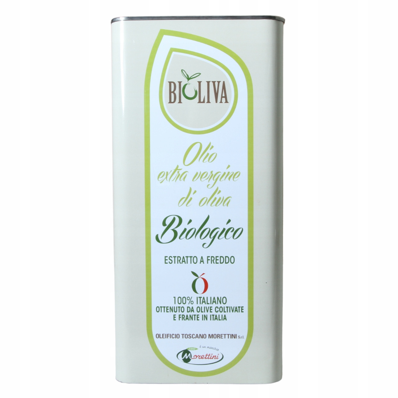 Morettini Bioliva Extra Vergine Plechovka 5L 100% Italská Itálie Toskánsko