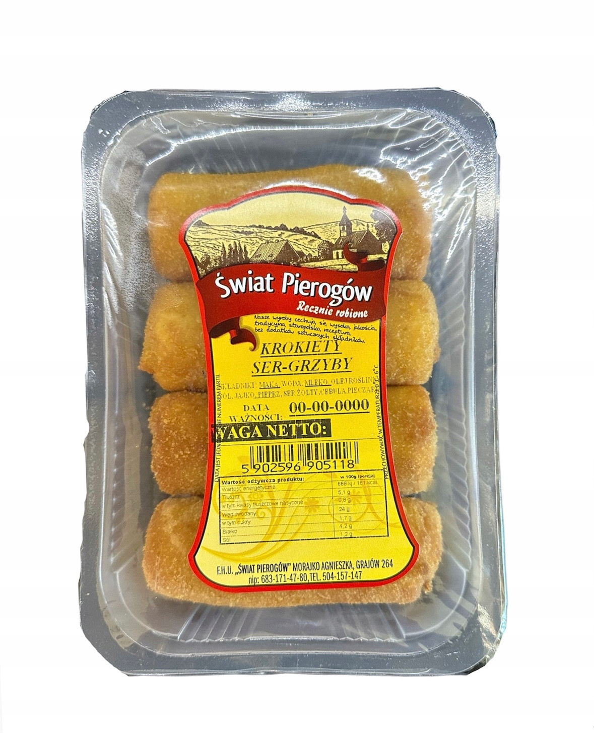 Krokety Sýrem A Houbami 5ks Jídlo Hotové aromatické, Křupavé
