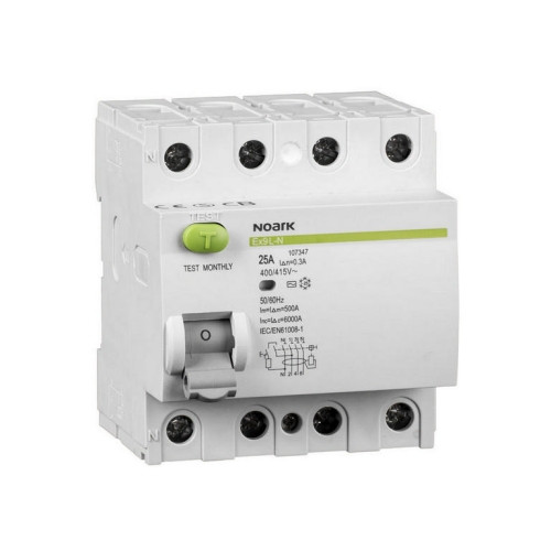 Proudový chránič NOARK Ex9L-N 4P 63A A 30mA 108371