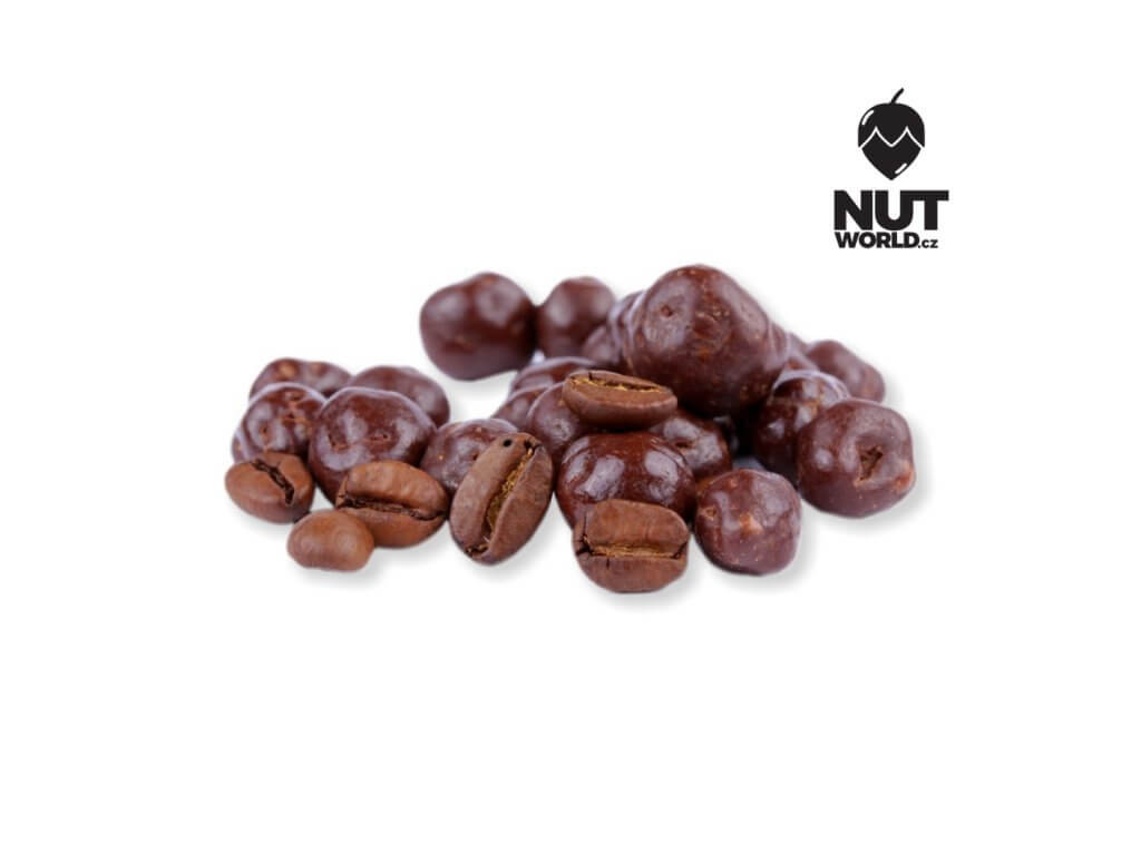 Nutworld.cz Kávová zrna v hořké čokoládě Množství:: 200g