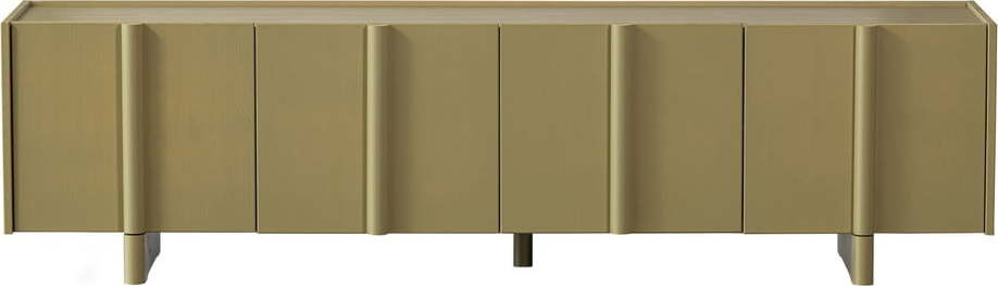 Khaki TV stolek z borovicového dřeva 200x53x46 cm Basu – WOOOD