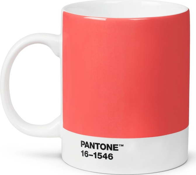 Růžový keramický hrnek 375 ml Living Coral 16-1546 – Pantone