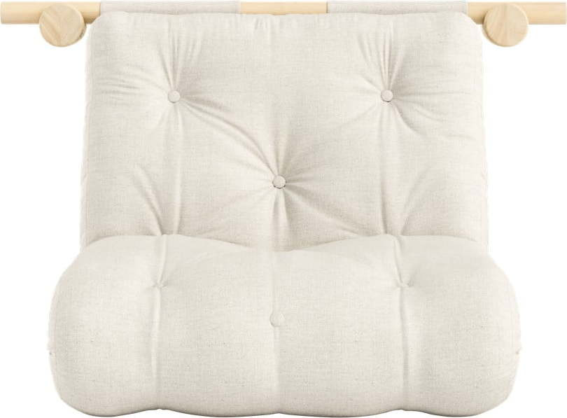 Lněné křeslo v přírodní barvě Hooked – Karup Design