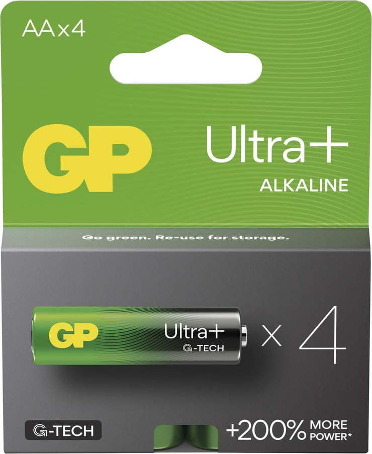 Alkalické baterie AA 4 ks Ultra Plus – EMOS