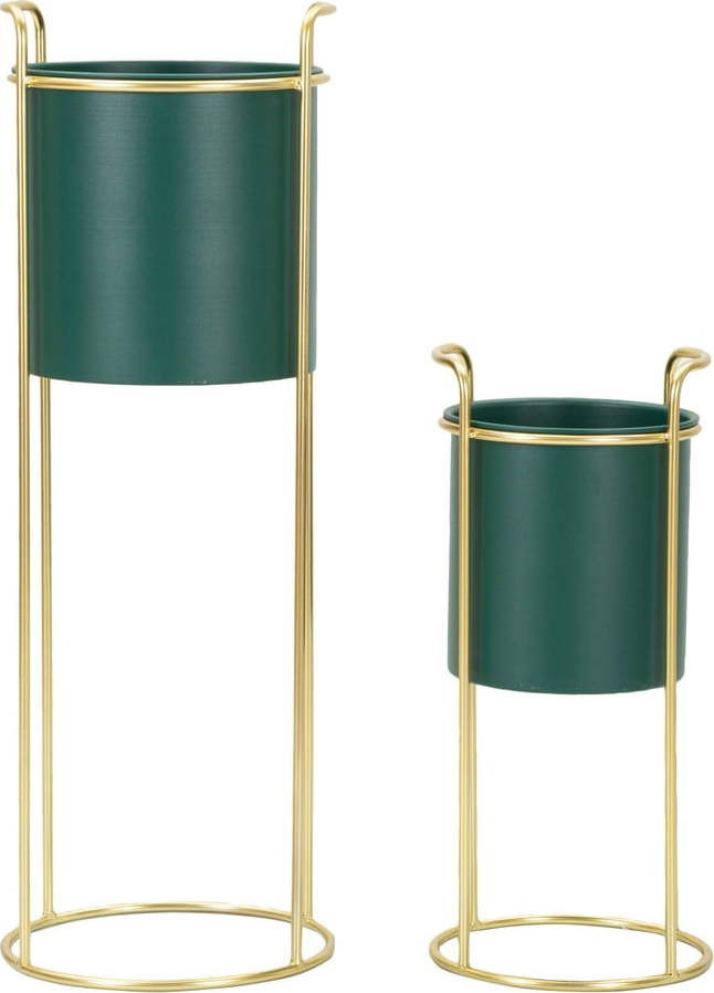 Kovové obaly na květináče v sadě 2 ks ø 24 cm Grent Slim – Mauro Ferretti