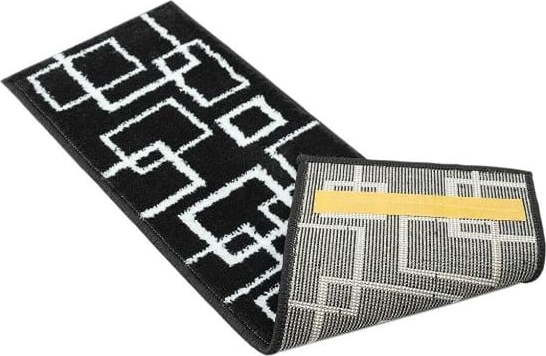 Černé nášlapy na schody v sadě 13 ks 22x73 cm Geometric – Mila Home