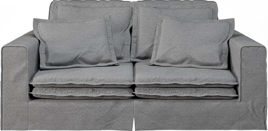 Šedá pohovka 196 cm Nora – Ropez