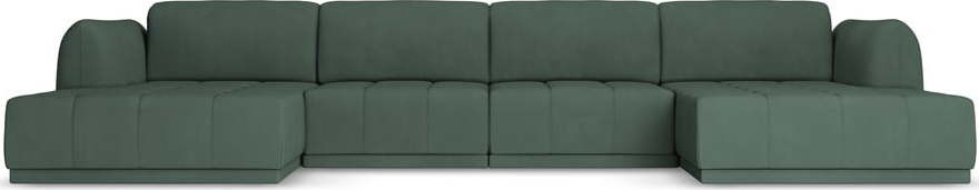 Zelená rohová pohovka Hoku – Makamii