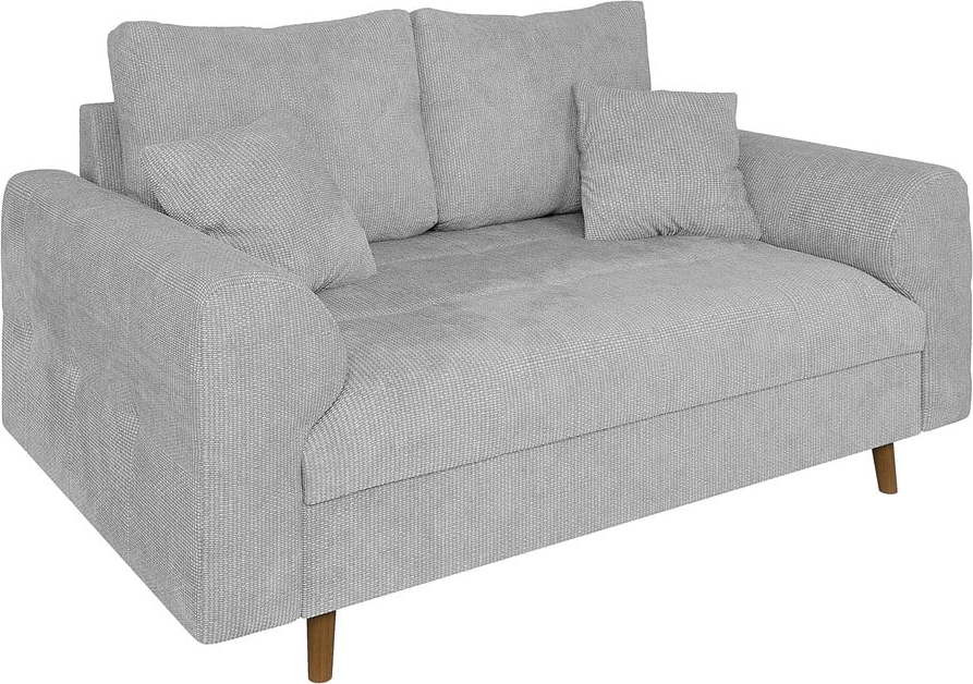 Světle šedá pohovka 150 cm Ariella – Ropez